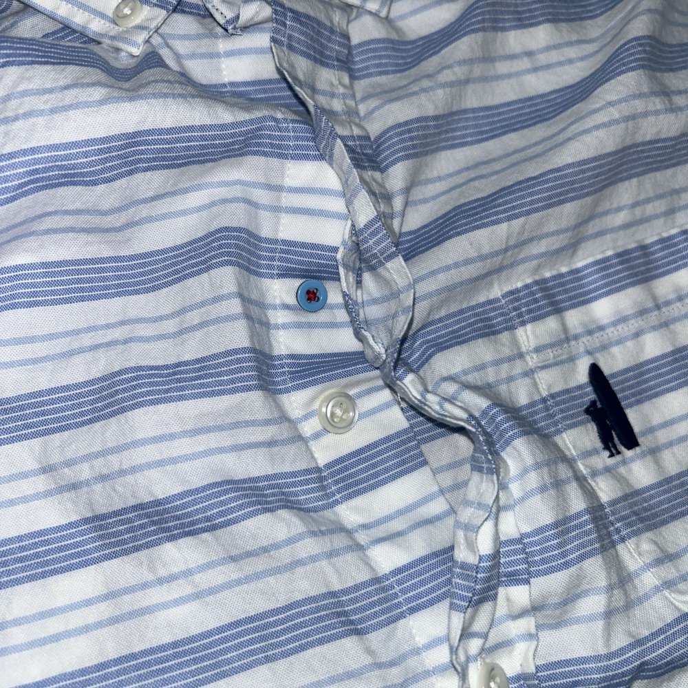 Johnnie O West Coast‎ Prep Santa Monica Long Sleeve Button Down Mens Medium - Picture 7 of 11